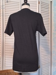 Strawberry Park Men’s S Black Graphic Logo T-Shirt Cotton Knit Crew Neck