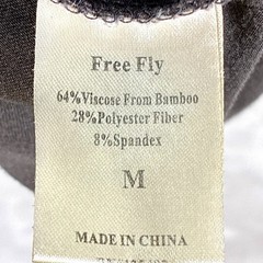 Free Fly Henley Shirt Mens M Gray Bamboo Lightweight Stretch Preppy Outdoors