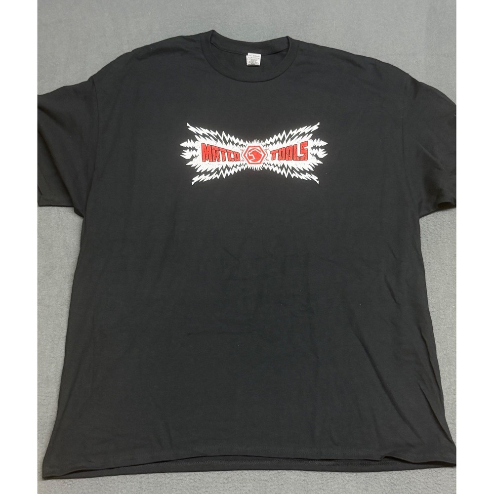 Matco Tools Black Graphic T-Shirt Mens 2XL Double Sided Wrench Lightning Bolt