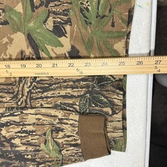 Vintage Realtree Shirt Mens Large Brown Camo Long Sleeve Pocket Hunting Tee