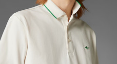 NEW MENS ADIDAS ORIGINALS TREFOIL POLO SHIRT ~SIZE XL #JH3861 WHITE/GREEN