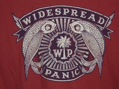 Vintage WIDE SPREAD PANIC TOUR T-SHIRT RED XL