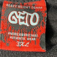 Geto Jeans Men Shirt XXXL Skull Crossbone Metallic Stud Shiny Work Party Core Go