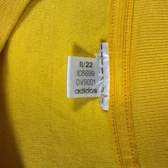 Adidas T-Shirt Mens Large Yellow 3-Stripe Performance Athletic Gym Sportswear