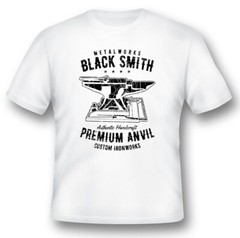 Blacksmith premium anvil Tee shirt black or white