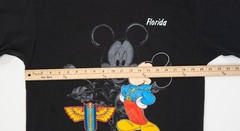 Vintage Mickey Mouse Biker T-Shirt 80s Single Stitch Harley Disney Mens Size M