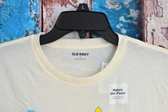 Unisex Old Navy Pokemon Gender-Neutral Graphic T-Shirt MEDIUM Creme NEW TAG