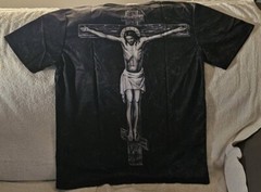 JESUS CHRIST ON THE CROSS CRUCIFIX HOPE SACRIFICE RELIGIOUS RELIGION T-SHIRT