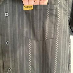 FASTHOUSE MENS LARGE SMS GALLERY SS BUTTON-UP SHIRT VINTAGE BLACK