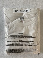 Polo Ralph Lauren T-Shirt Men’s BIG 2XB White Cotton Long Sleeve Pocketed