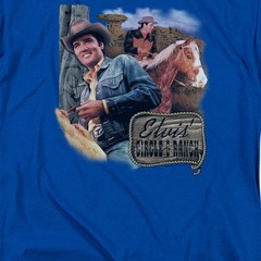 Elvis Presley Ranch Licensed Adult Unisex T-Shirt Regular Fit Tee SM-3X
