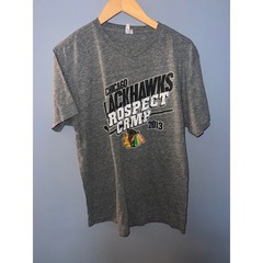 District Threads Chicago Blackhawks Prospect Camp 2013 Gray Graphic T-Shirt NHL