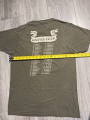 Vans Warped Tour 2007 Lucky 13 Green Medium Tour Shirt Double Sided