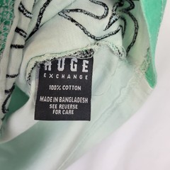 HUGE Fashion Exchange Men’s MED Aqua Graffiti King Savage Graphic T-Shirt Cotton