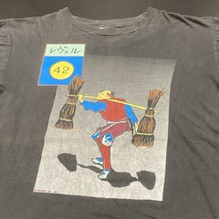 Vintage 80s Level 42 T Shirt Men’s Large 1988 Staring At The Sun Tour Faded Rock