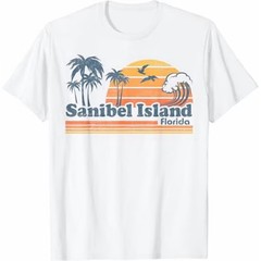 Sanibel Island Beach Florida White T-Shirt