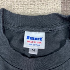 FUCT OG Logo Graphic T-Shirt Mens Medium Black Short Sleeve Made in USA Cotton
