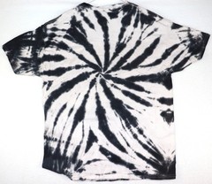 Def Leppard Shirt Mens Large Black White Tie Dye Animal Graphic Band Tee Rock