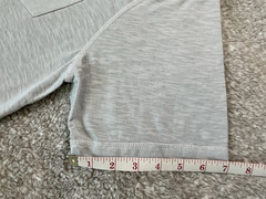 NWT Men’s Sz L Light Gray Henley Short Sleeve Pocket TShirt Buffalo David Bitton