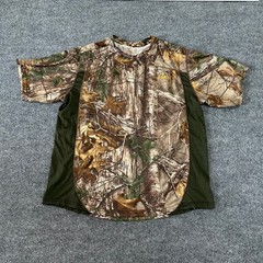 Habit Shirt Mens Size L Realtree Camo Green Short Sleeve Hunting Performance Tee