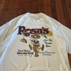 Vintage ‘90s Rosa’s Taco Shop & Mexican Grill Arizona Chicano Funny T-shirt M