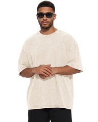 Oversized Tshirts for Men Short Sleeve Vintage Washed Basic Loose Tees, Pure …