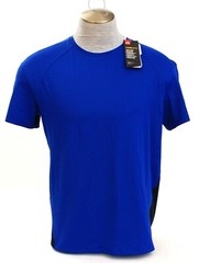 Under Armour Blue UA Coolswitch Short Sleeve Running Shirt Men’s NWT
