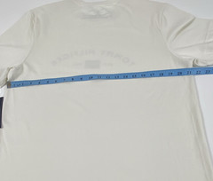 Tommy Hilfiger Men’s Crew Neck Short Sleeve Est. 1985 Flag Logo Tee M Beige