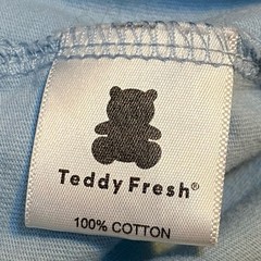 Teddy Fresh Mens sz XL Short Sleeve Colorblock T Shirt Argyle Crew Neck Logo