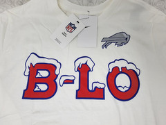Buffalo Bills Nike 2025 Rivalries Essential T-Shirt B-LO Cold Front Size – Large