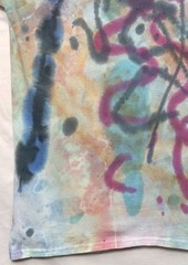 Handmade Tie Dye New York Street Art Abstract Design XL Tee Shirt 22″ W X 30″ L