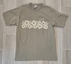 Vintage La Jolla California Nature Art Shirt 90’s Wrap Around Olive Large USA