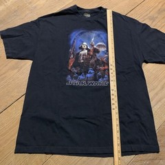 Stars Wars Shirt Mens Extra Large Black Darth Vader Storm Troopers Movie Outdoor
