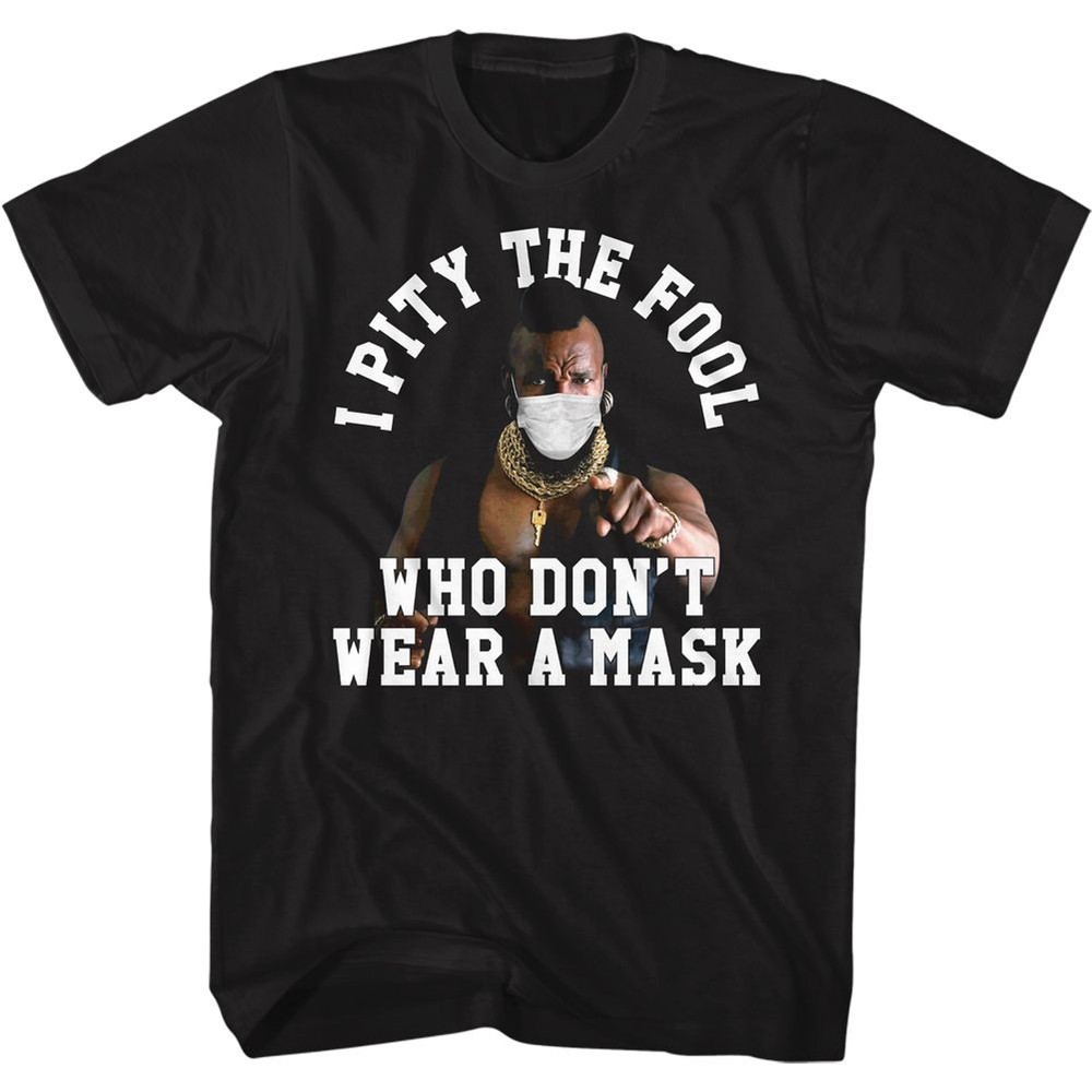 Mr. T Pity The Fool Mask T-Shirt