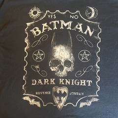 Batman Ouija Board Gotham City Dark Knight Black T-Shirt DC Comics Men’s XL