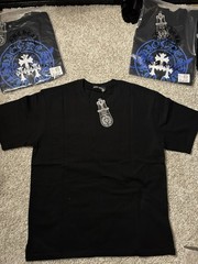 Chrome Men’s Black Graphic Print Crew Neck T-Shirt Size S/M/L