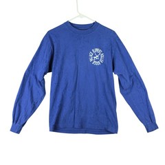 Flippers Roller Boogie Palace Pullover L/S T Shirt Mens S Blue CTZEN BOOGIE LAND