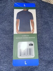 New Mens ORVIS Blue Tee Shirt Size Large