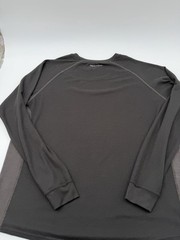 Men’s Realtree branded black thermal shirt with a textured waffle-knit fabric 2X