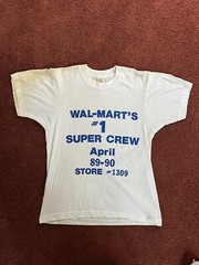 1989 Walmart Employee T-Shirt – Vintage Screen Stars – Size Medium – Rare