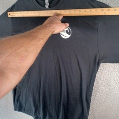Next Level Apparel Mens Black T-Shirt Size 2XL Hippie Van New Age Zen Wave Soft