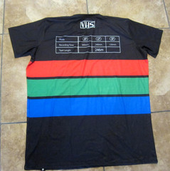 Hoodie Lab Videocassette HGX Multicolor T-Shirt Men’s Size 3XL Double Sided