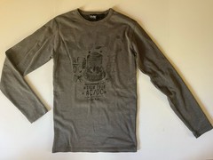 AC/DC November World Tour Textured Knit Long Sleeve T-Shirt Men’s M Gray 2012