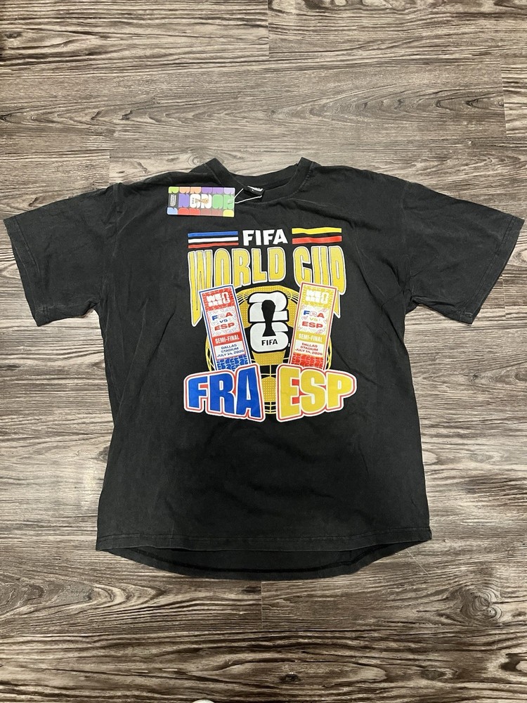 FIFA World Cup 2026 France vs Spain July 14 Matchup Official Shirt Large NWT
