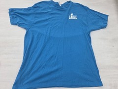 Super Bowl 2026 Bud Light Beer Sponsor T Shirt Mens XL Blue NFL Short Sleeve