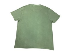Common People Ottoman Texture Shirt Garment Dye Relaxed Fit Green L Ribbed Sleek