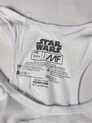 Star Wars S Women White Rey Kylo Ren Last Jedi Racerback Tank Top Graphic Tee