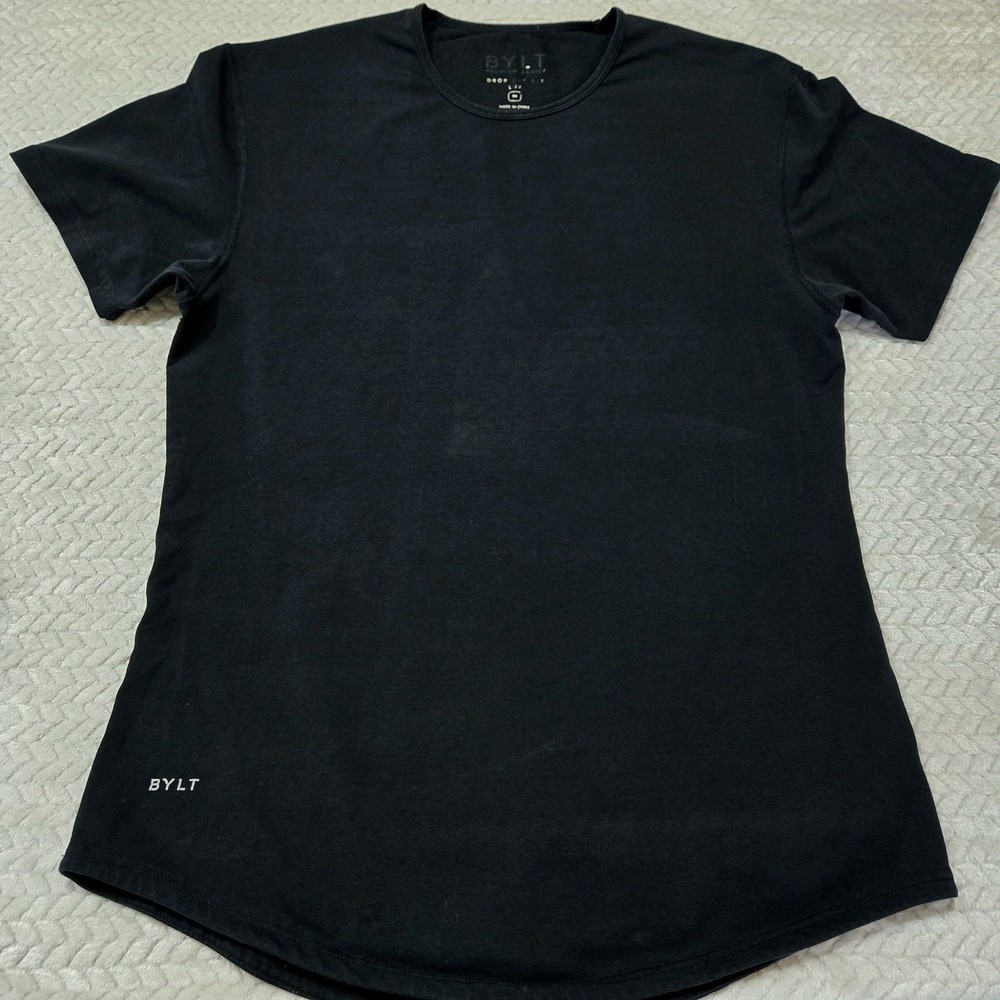 BYLT Premium Basics Drop Cut Lux T-Shirt Men’s Medium Black