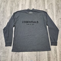 Essentials Fear Of God Black Long Sleeve Shirt Mock Neck Streetwear Men’s M
