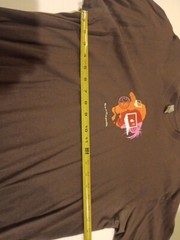 T Shirt Apple Mac Be as un-PC as possible Size L Fits Like Small Short Sleeve